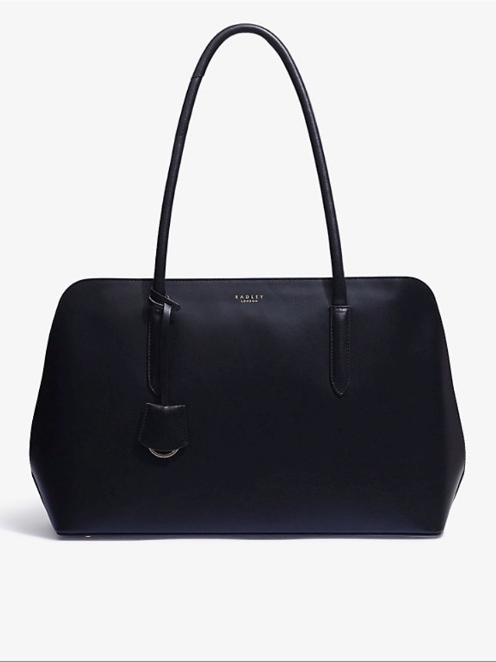 RADLEY LONDON Black Smooth Leather Tote